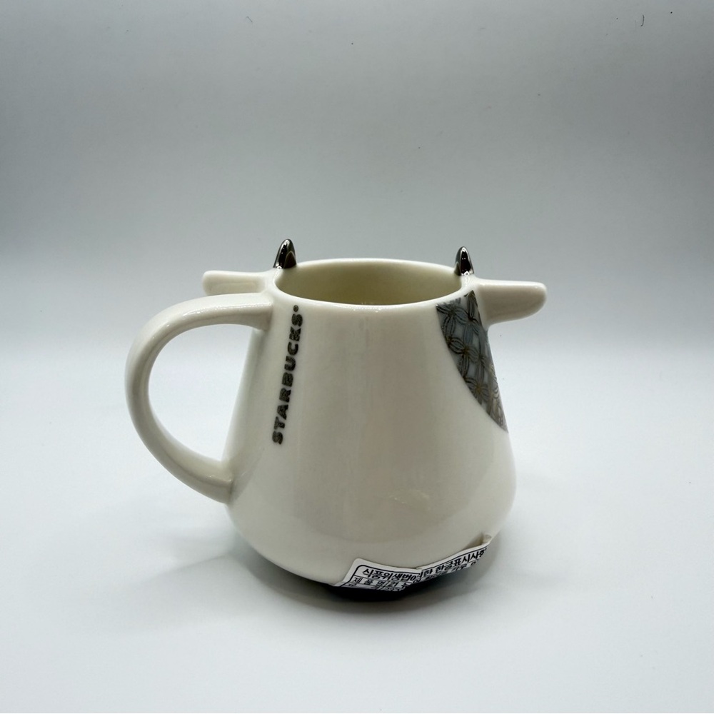 New Starbucks Korea 21 New Year White Cow Mug 237ml 2021 Limited Zodiac Creamer - Picture 9 of 10